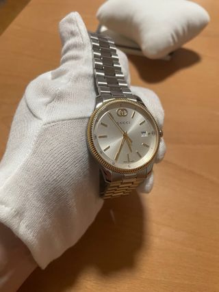 Reloj Gucci G Timeless Hombre/Unisex Oro/Plata