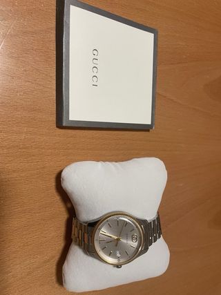 Reloj Gucci G Timeless Hombre/Unisex Oro/Plata