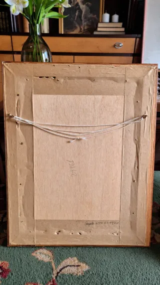 Cuadro Óleo Firmado C. Reyes 1990