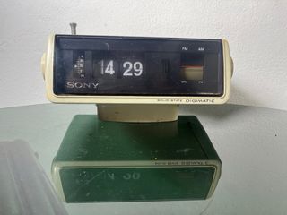Radio Reloj Sony Digimatic Años 70 Flip