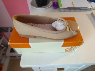 Bailarinas en piel NAPA RENO Talla 31.