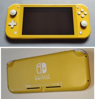 Switch lite giallo con Super Mario Maker 2