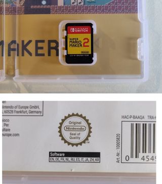 Switch lite giallo con Super Mario Maker 2