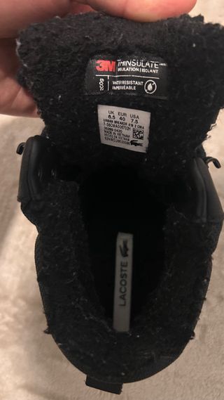 Zapatilla Lacoste Negra
