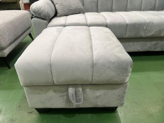OFERTA! Sofá CAMA GRIS + PUFF Y MESA DE CENTRO
