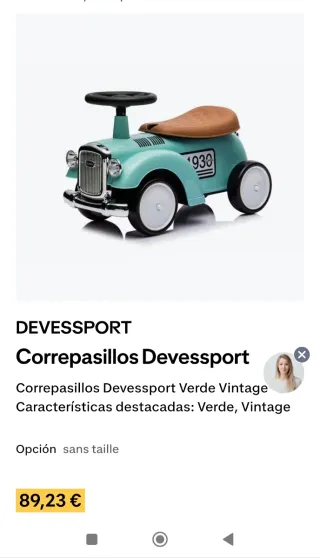 Correpasillos Coche Clásico 1930