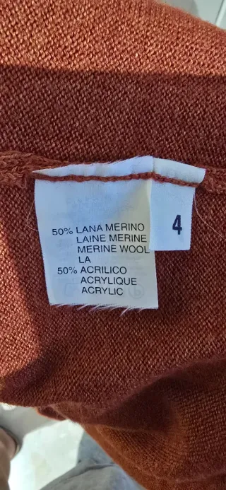 Jersey Genfins Naranja Media Cremallera