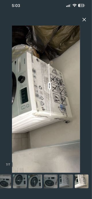 Lavadora Samsung Blanca