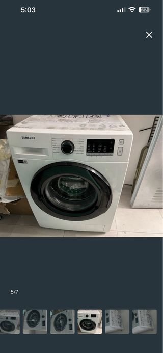 Lavadora Samsung Blanca