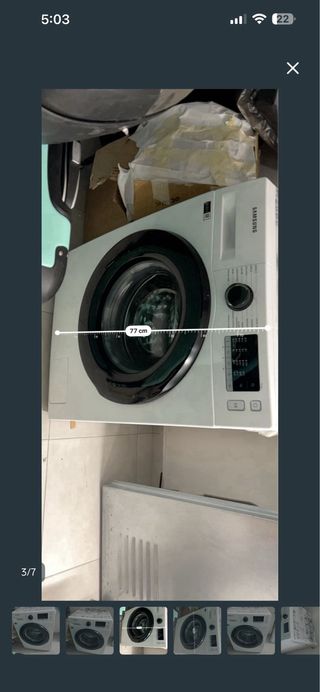 Lavadora Samsung Blanca