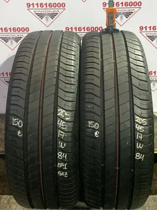 205 45 17 W BRIDGESTONE RUEDA AL 90% VIDA UTIL