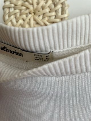 Sudadera Stradivarius Fabulous Blanca