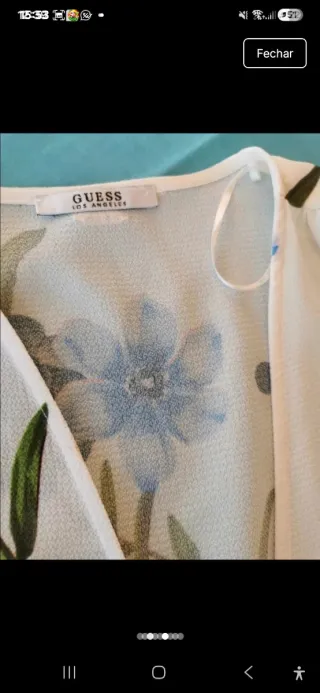 Camisa Guess Estampada Floral