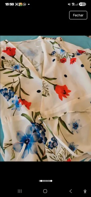 Camisa Guess Estampada Floral