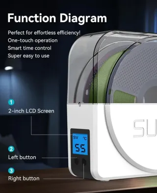 Secador de Filamento SUNLU Oficial