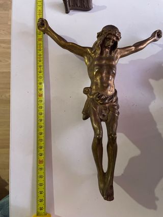 Cristo de metal bronce ( escucho ofertas )