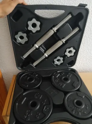 Kit Mancuernas 20kg Decathlon