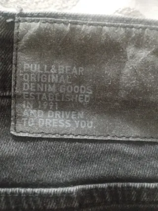 Pantalón corto vaquero de chico ,Pull&Bear negro T