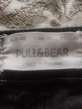 Pantalón corto vaquero de chico ,Pull&Bear negro T