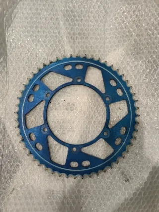 Plato Yamaha YZ WR 52 dientes Azul
