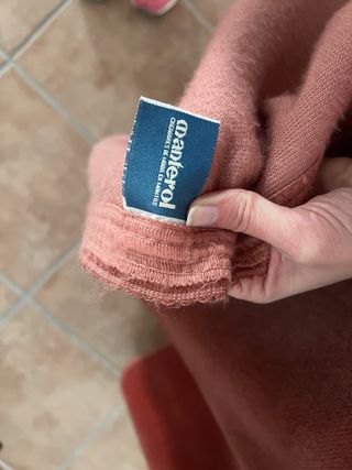 Textil de mesa color terracota