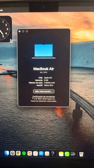 MacBook Air M2 Gris.