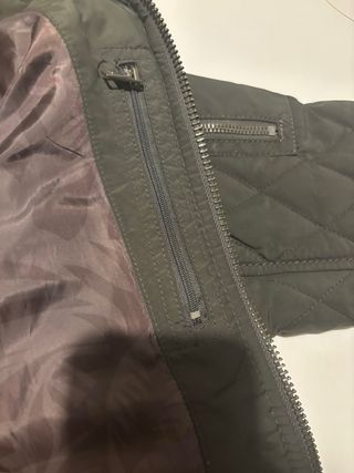 Chaqueta Bomber Zara Verde Oliva