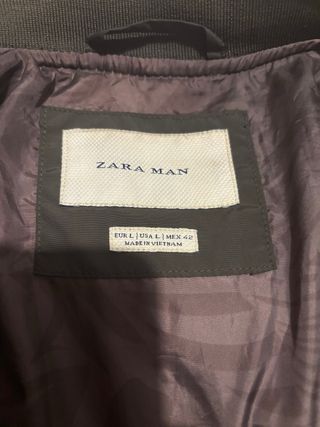 Chaqueta Bomber Zara Verde Oliva