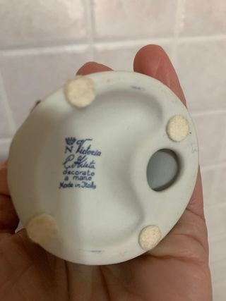 Statuina autunnale vintage Victorio Capodimonte