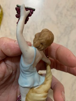 Statuina autunnale vintage Victorio Capodimonte