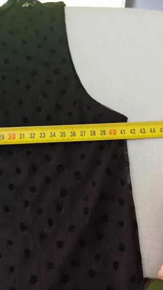 Camiseta negra Stradivarius Talla L