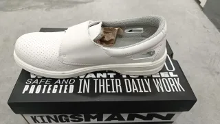 Zapatos de trabajo Kingsman blancos