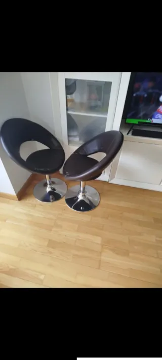 Juego de 2 sillas de salón