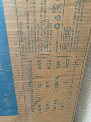 Colchon nuevo sin usar 90x190