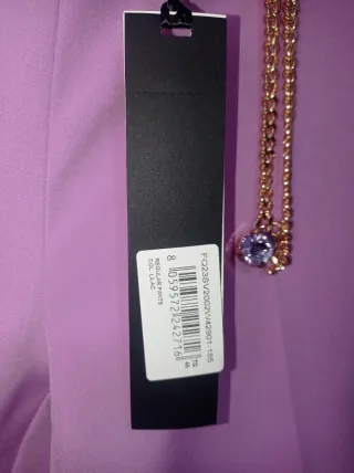 Fracomina Pantalone Tessuto Tecnico Rosa