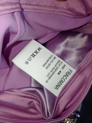 Fracomina Pantalone Tessuto Tecnico Rosa