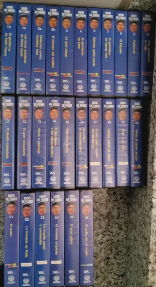 Lote 27 Películas VHS Louis de Funes