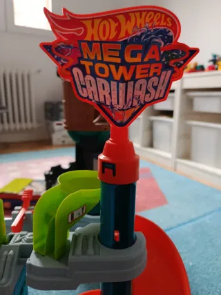 Pista de Coches Hot Wheels garaje juguete niño