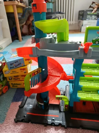 Pista de Coches Hot Wheels garaje juguete niño