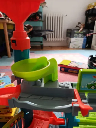 Pista de Coches Hot Wheels garaje juguete niño