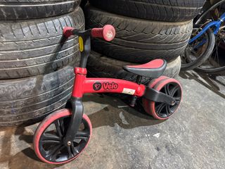 Bicicleta infantil Velo roja