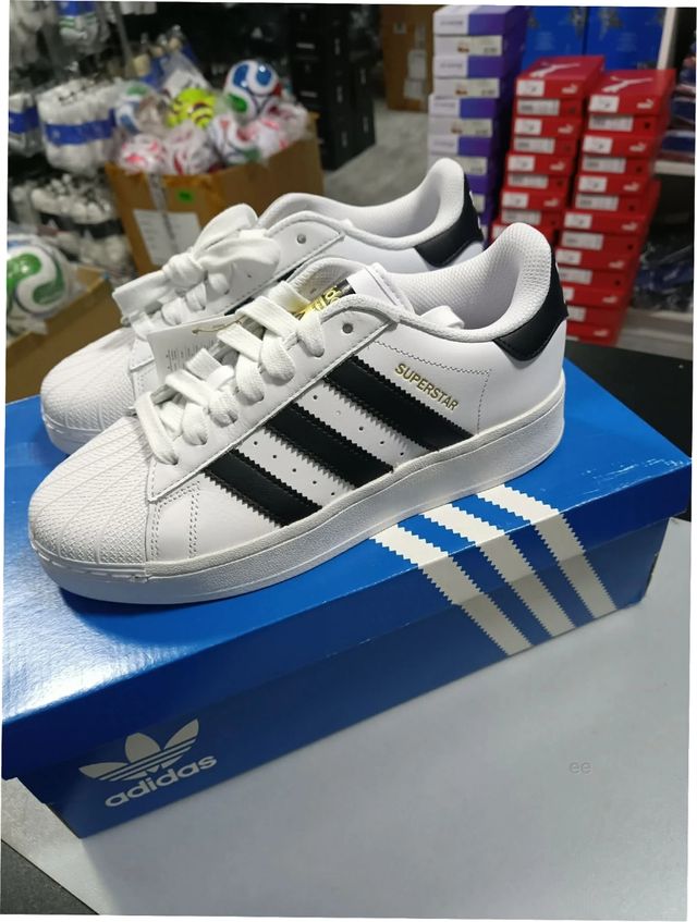 adidas gazelle silver green womens SUPER STAR CLASICA BLANCA/NEGRA – Tennis Cartagena main image 1