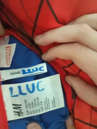 Disfraz Spiderman con máscara