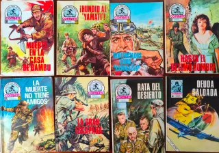 Lote de novelas "combate" de 1975