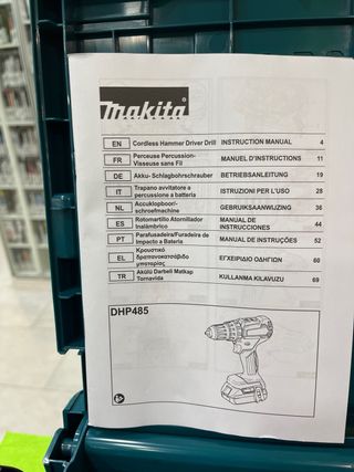Taladro Atornillador Makita DHP485RFJ