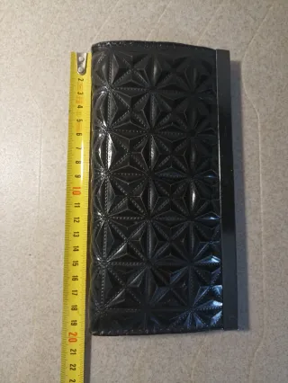 Portafoglio anni '60 3D elegante nero