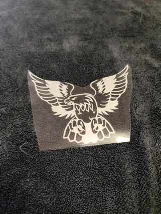 Pegatina Águila Plateada