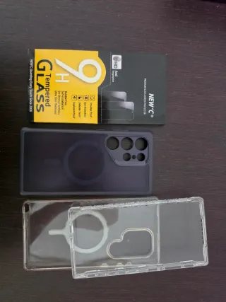 Protector Pantalla NEW'C S24 Ultra+fundas