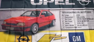 Bandera Opel C20XE Motor Especificaciones