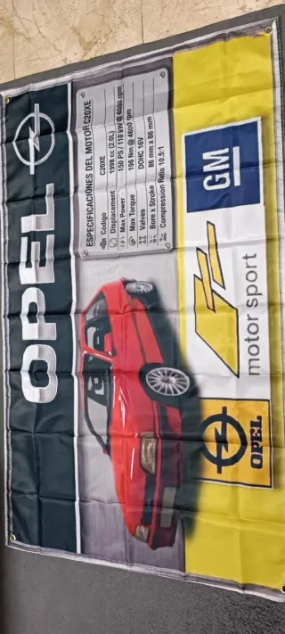 Bandera Opel C20XE Motor Especificaciones